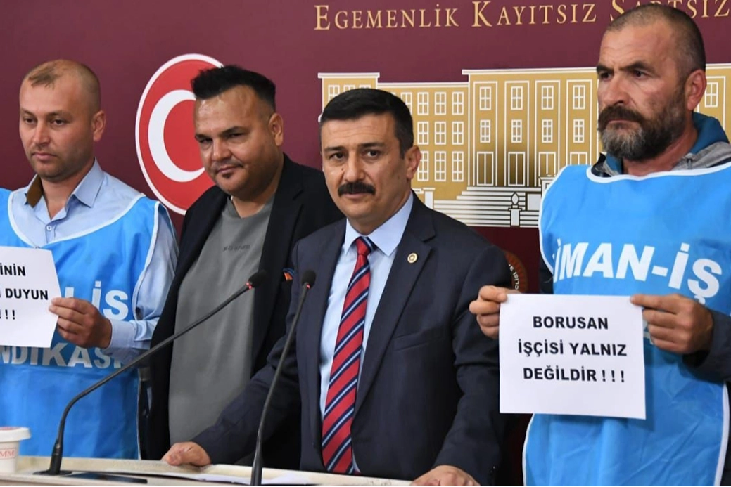 Borusan'daki çıkarmaları meclise taşıyan İYİ Parti'li Türkoğlu: Gelin bu yanlıştan vazgeçin