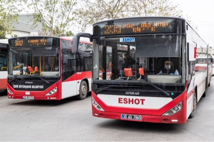 ESHOT | 168 hareket saatleri: Evka 4 - Halkapınar Metro sefer saatleri