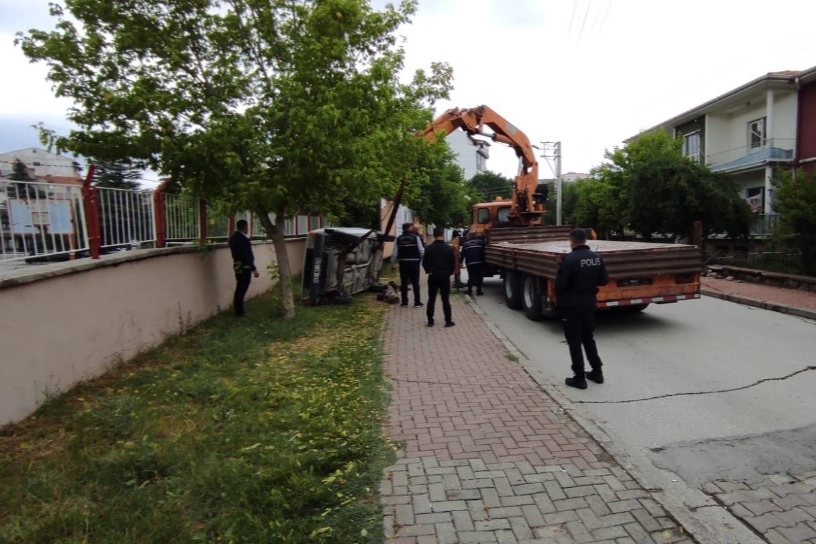Kütahya’da trafik kazası: Yaralılar var haberinin görseli