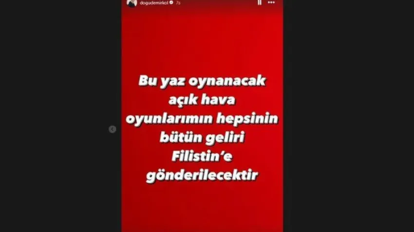 doğu demirkoldan filistinedestek 
