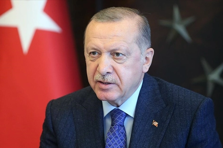 Erdoğan İsrail’in yaptığı 76 yıllık zulmü anlatan “Filistin” sergisini gezdi