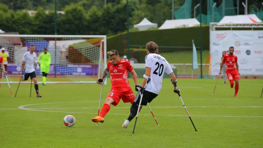 Ampute Milli Futbol Takımı'ndan tarihi zafer: Milliler Almanya'yı ezdi geçti