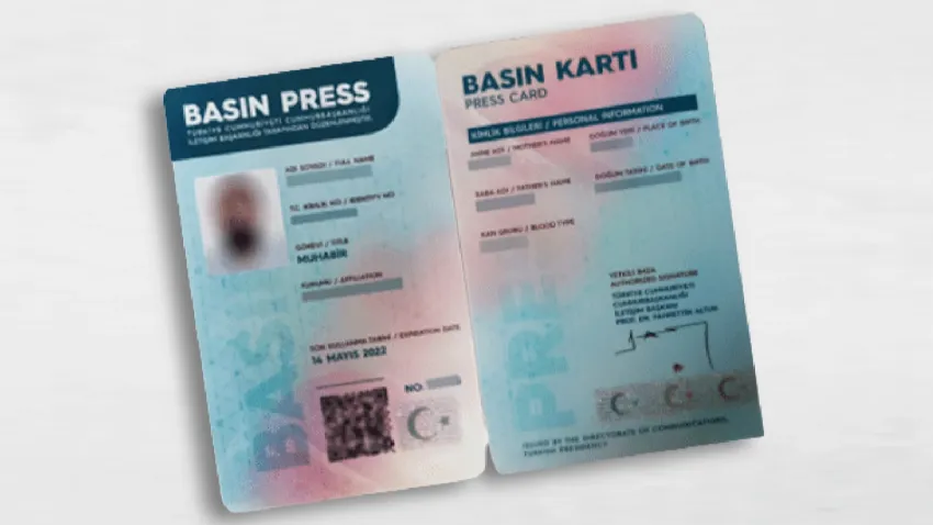 Basın kartı alabileceklere kısıtlama haberinin görseli