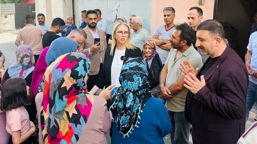 Çankırı ve Baştaş'tan Onat Tüneli mağdurlarına ziyaret