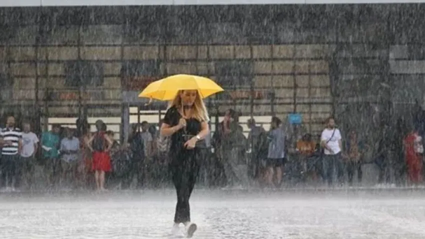 Meteorolojiden İzmir’e sağanak yağış uyarısı haberinin görseli