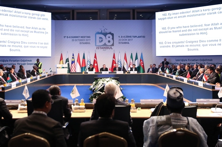 Olağanüstü D-8 Dışişleri Bakanları Konseyi Toplantısı İstanbul’da yapılacak haberinin görseli