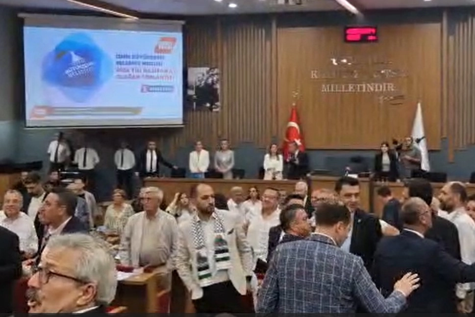 İzBB’de Filistin protestosu haberinin görseli