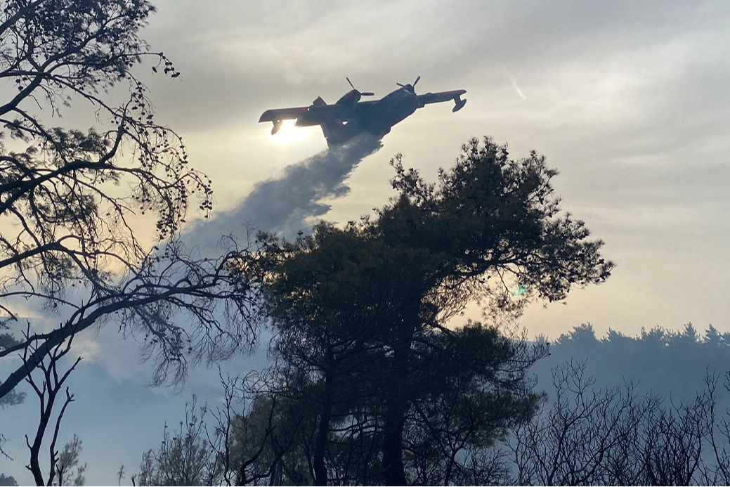 Çanakkale'deki orman yangını saatler sürdü