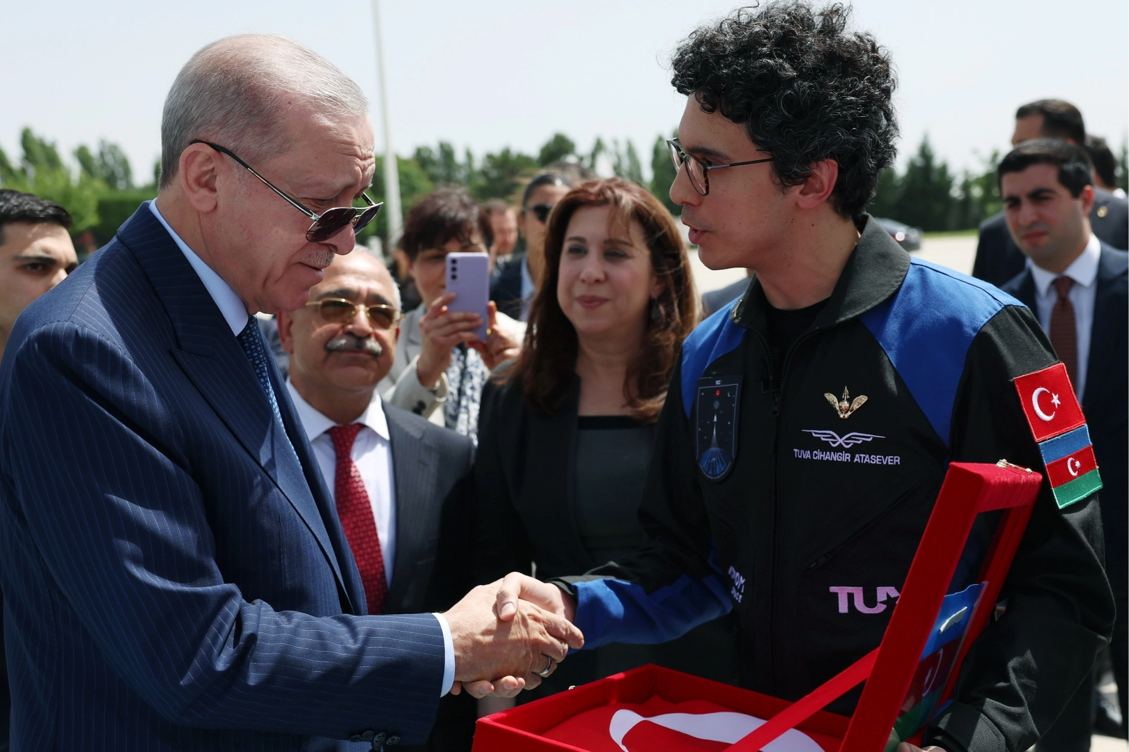 Cumhurbaşkanı Erdoğan, Türkiye'nin ikinci astronotu Atasever'i kabul etti