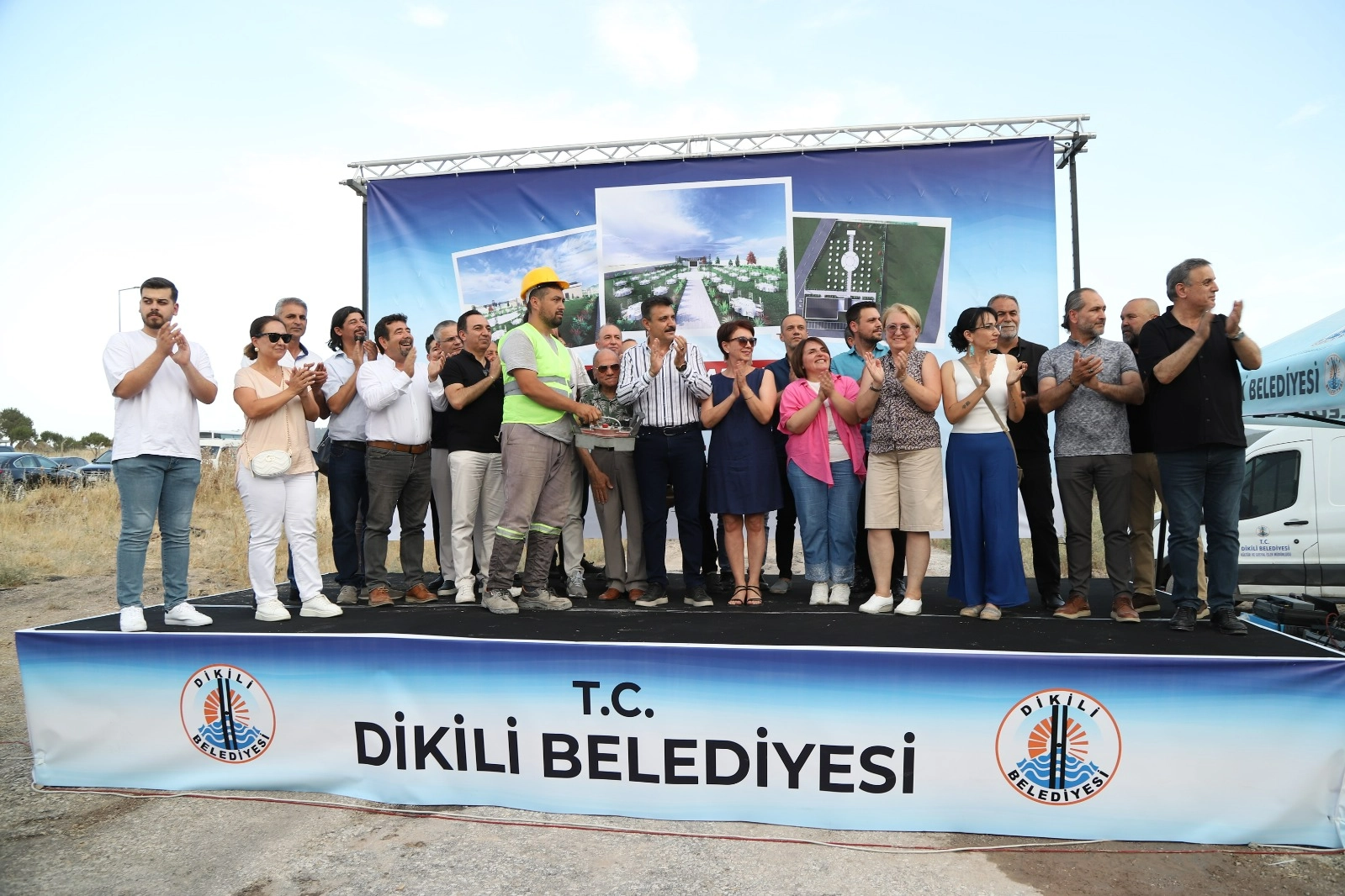 Dikili’de düğün salonu temeli atıldı haberinin görseli