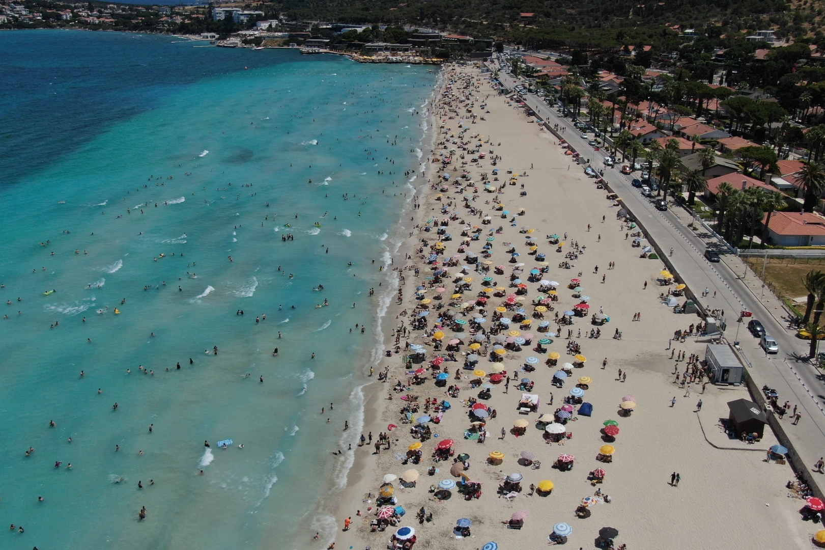 Çeşme'de nüfus 1 milyona dayandı haberinin görseli