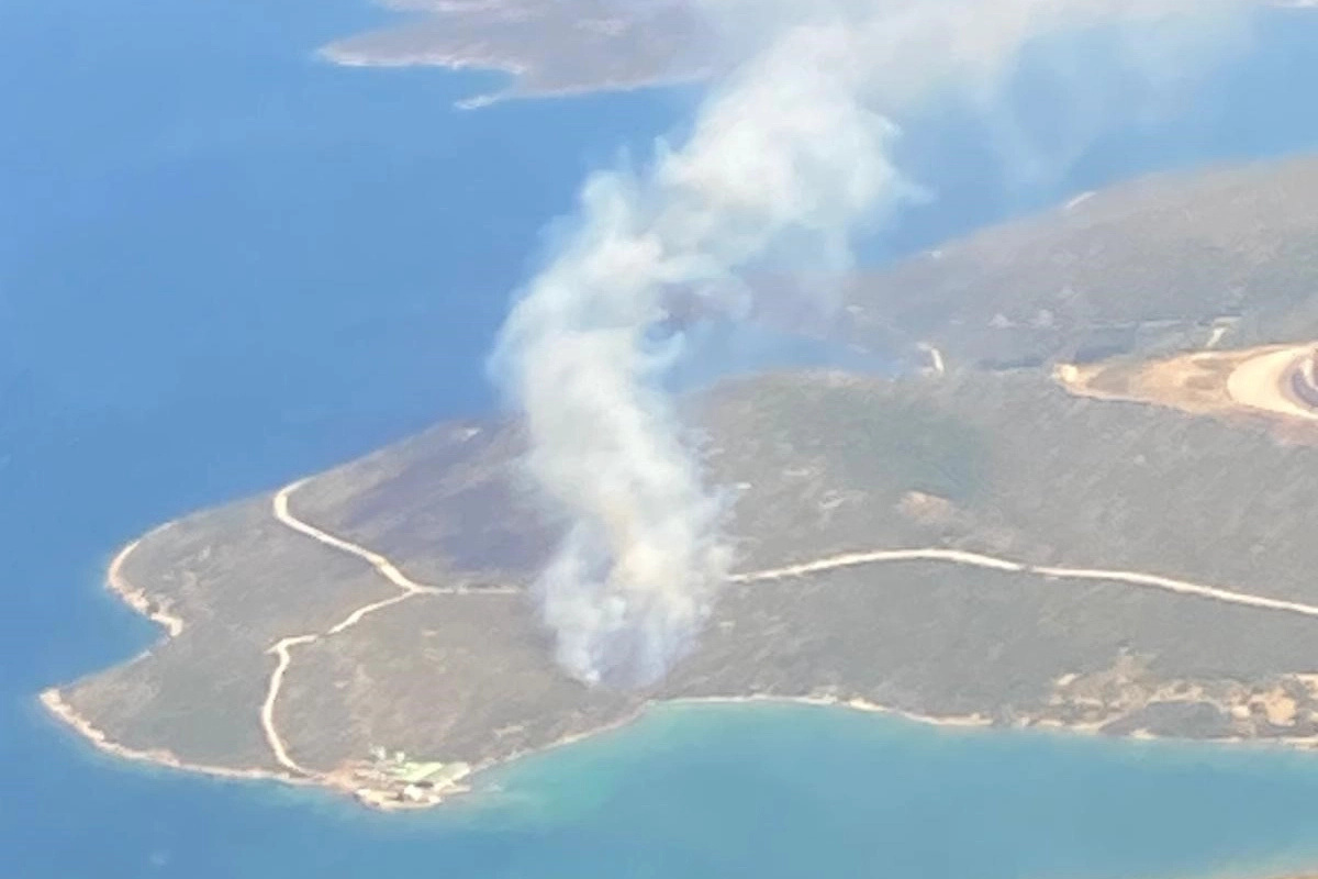 Urla’da orman yangını haberinin görseli