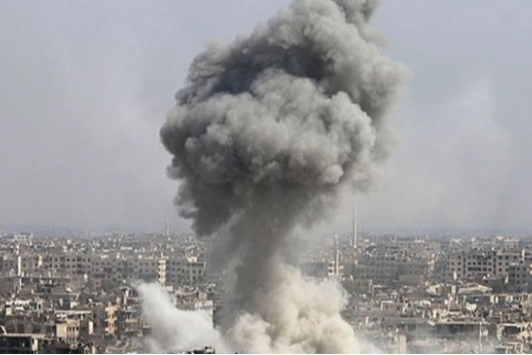 Irak-Suriye sınırında patlama!  haberinin görseli