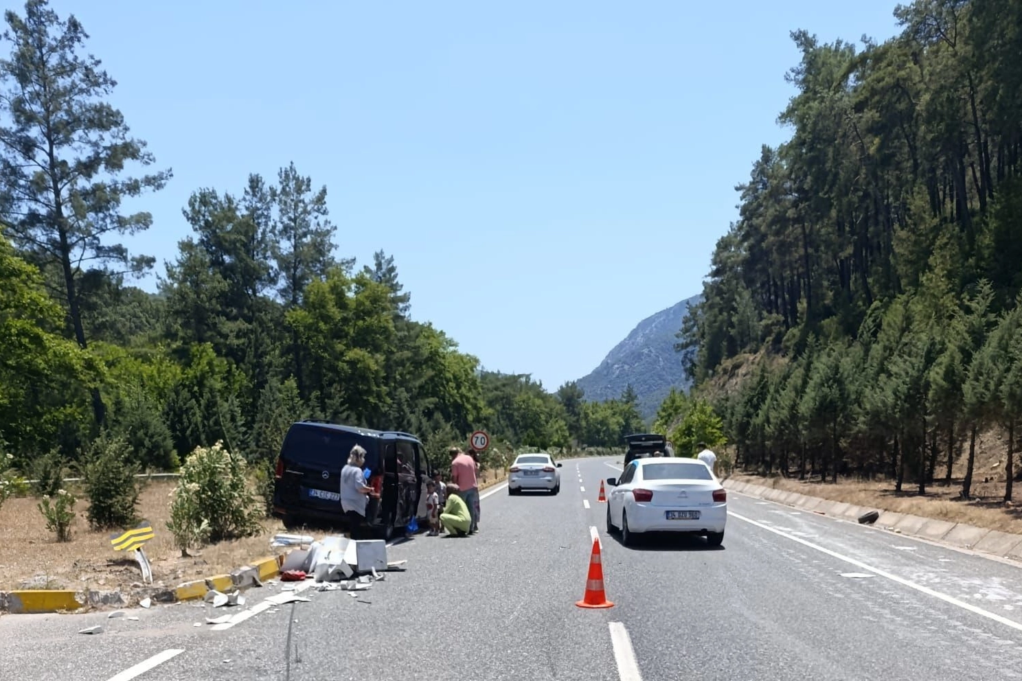 Muğla Marmaris’te kaza: Az kalsın canlarından oluyorlardı haberinin görseli