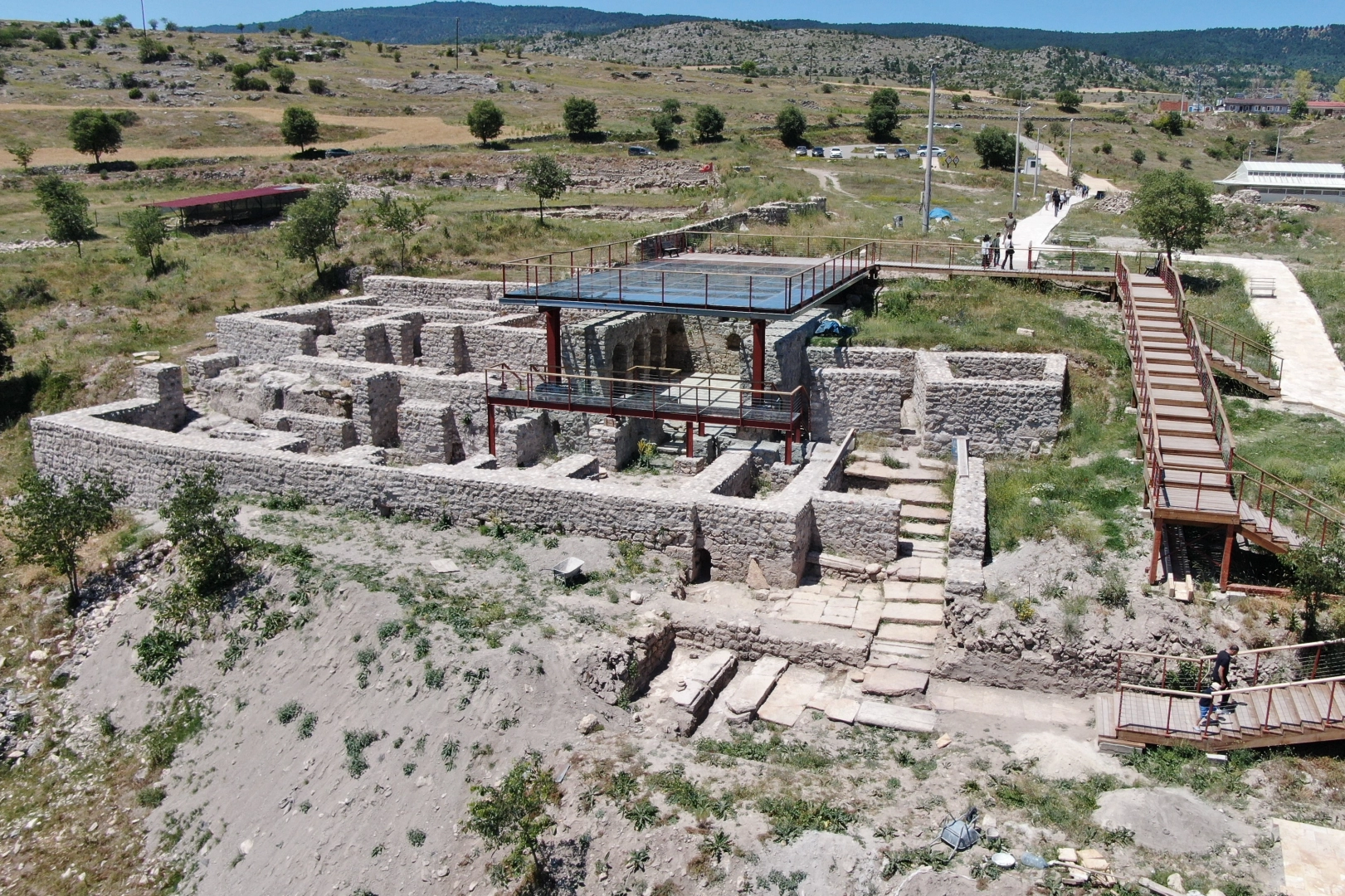 Eskipazar'ın tarihi hazinesi: Hadrianopolis Antik Kenti, bayramda 15 bin ziyaretçi ağırladı