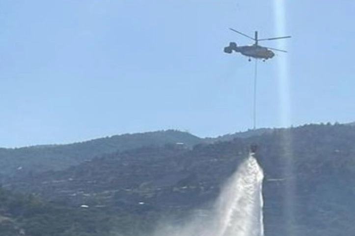 Torbalı'daki orman yangını kontrol altında haberinin görseli