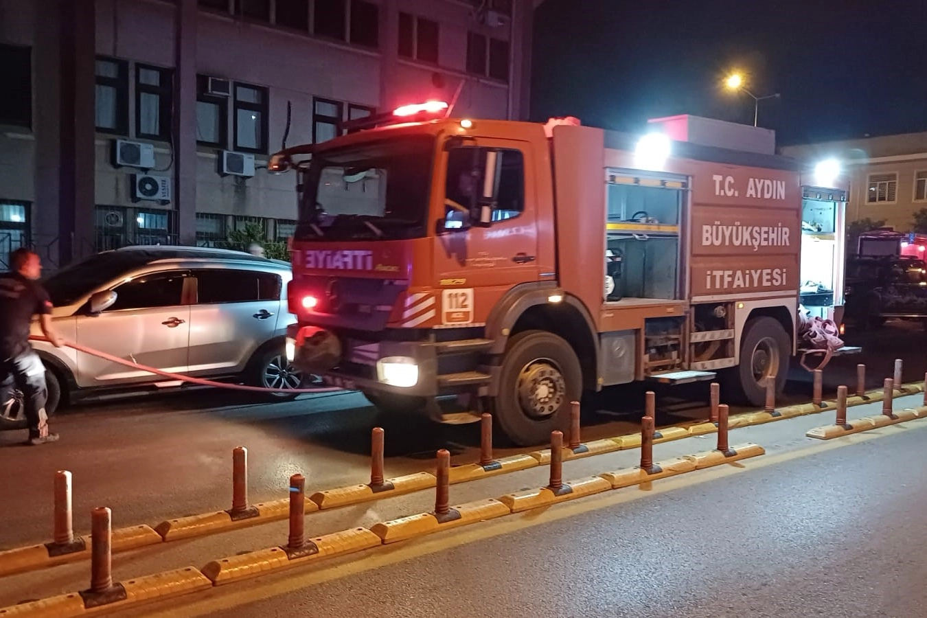 Aydın Devlet Hastanesi'nde yangın! haberinin görseli
