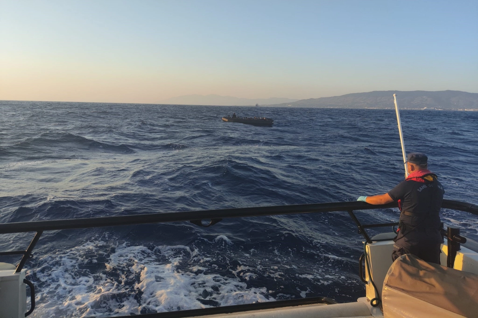 Muğla Bodrum’da düzensiz göçmenler kurtarıldı