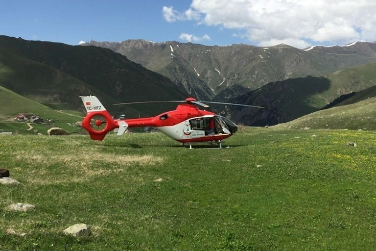 Hava 61 Helikopter Ambulansı geçen yılın Haziran ayına göre 2 kat hasta taşıdı