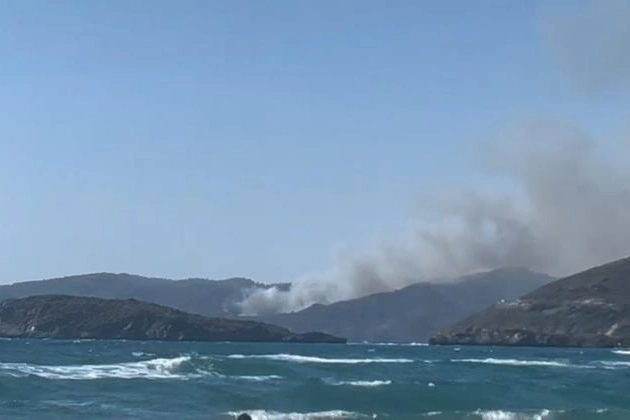 Muğla Marmaris’te yangın: Bölgeye ekipler sevk edildi haberinin görseli