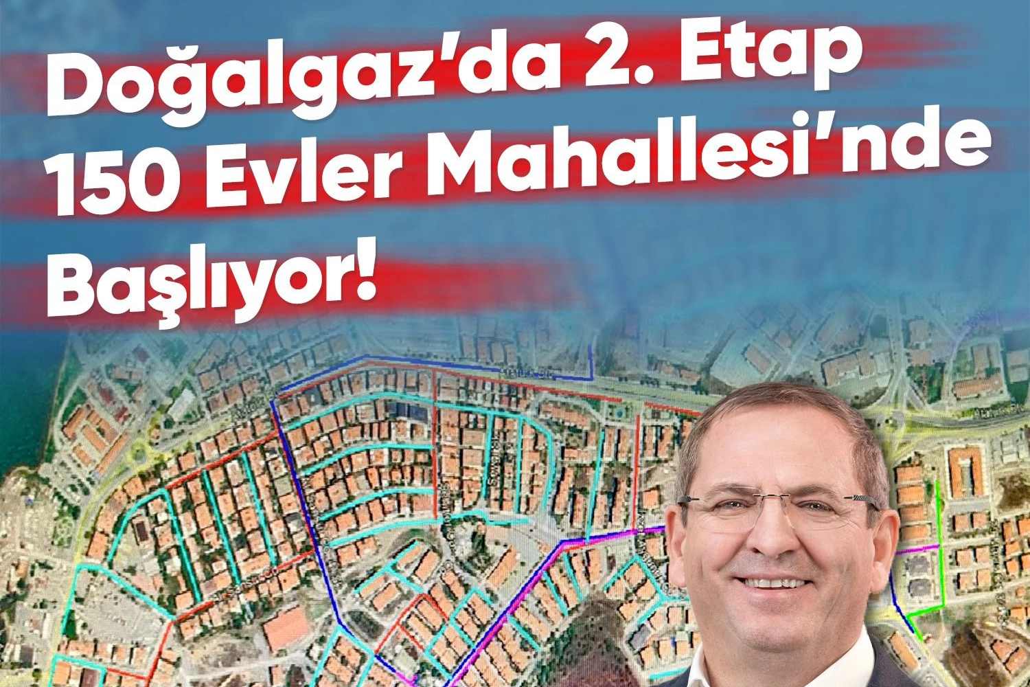 Ayvalık Belediyesi doğalgaz çalışmalarıyla ilgili ikinci müjdeyi verdi haberinin görseli