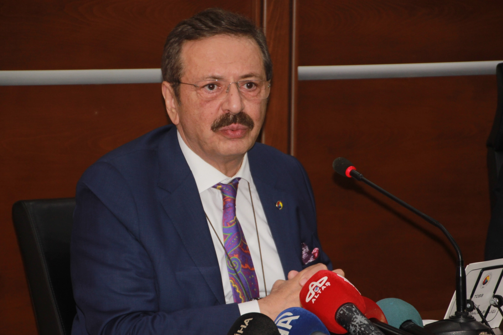 TOBB Başkanı Hisarcıklıoğlu: Hükümetimizin enflasyon ile ilgili politikasını destekliyoruz, hedef tek haneli enflasyon haberinin görseli