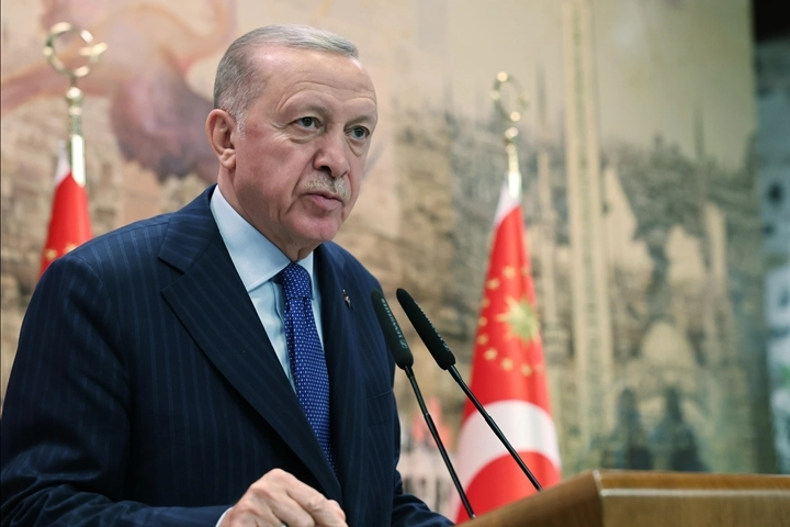 Cumhurbaşkanı Erdoğan, Moğolistan Cumhurbaşkanı Khurelsukh ile görüştü haberinin görseli