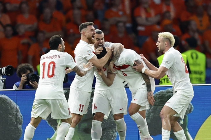 A Milli Futbol Takımı Avrupa'nın son 8 takımı arasında haberinin görseli