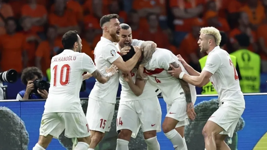 A Milli Futbol Takımı Avrupa'nın son 8 takımı arasında