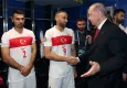 Cumhurbaşkanı Erdoğan millileri tebrik etti