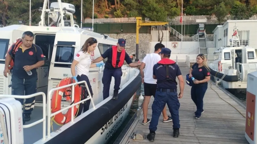 Muğla’da bir kişi yatta rahatsızlandı haberinin görseli
