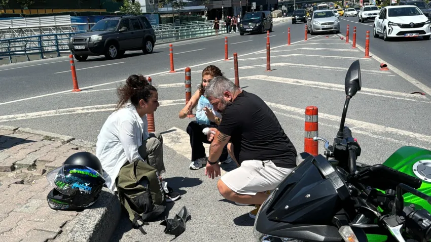 Trafikte epilepsi krizi geçirdi: Ölümden son anda kurtuldu haberinin görseli