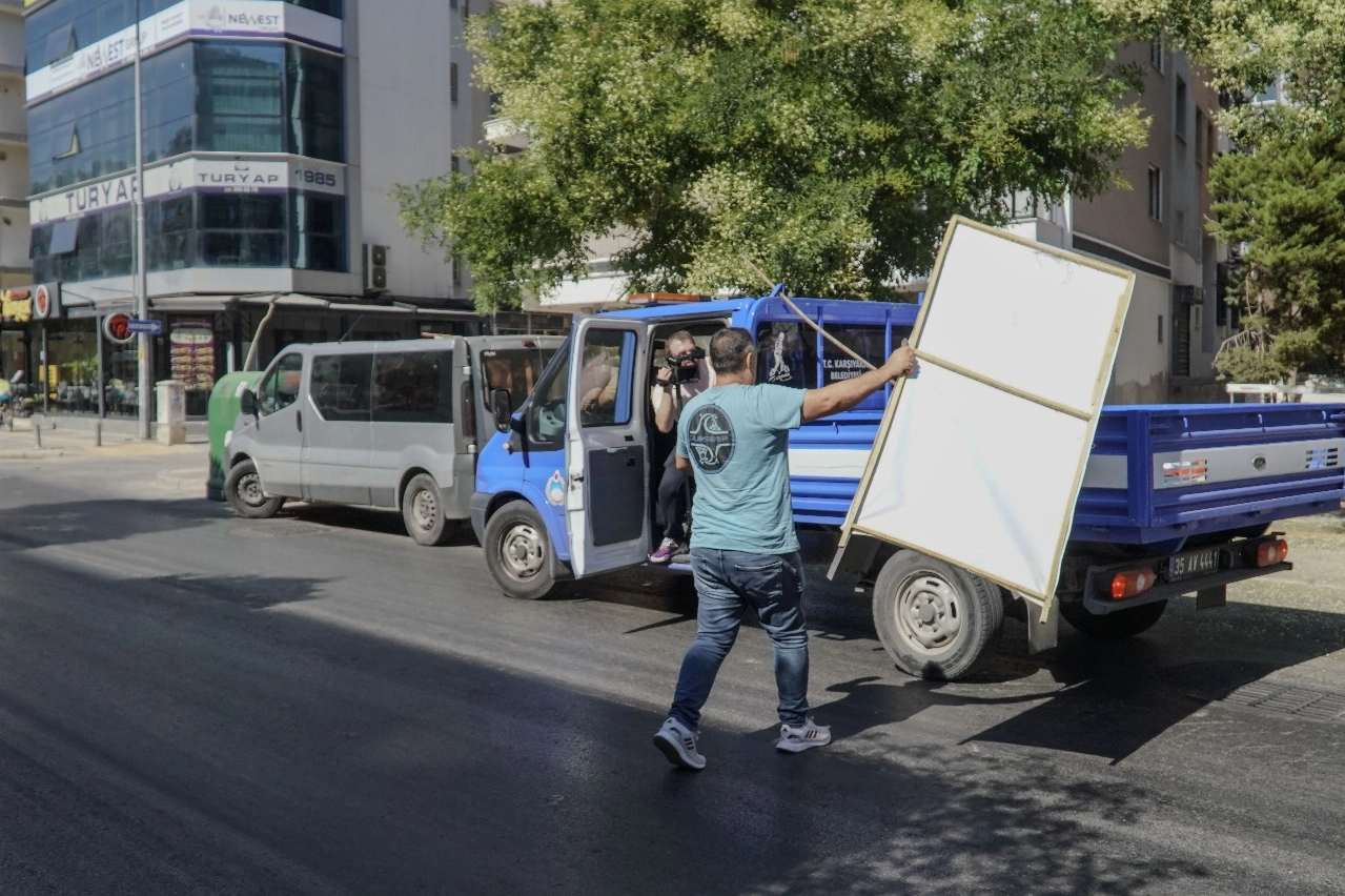 Karşıyaka’da çevre ve görüntü kirliliğine geçit yok!