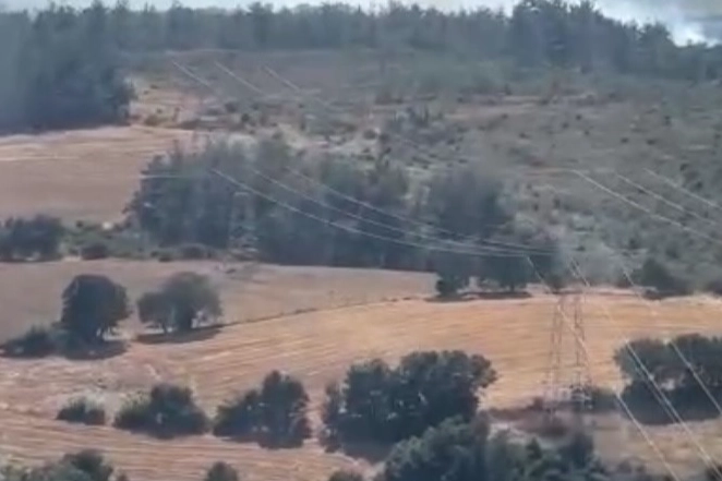 Çanakkale'nin Çan ilçesinde çıkan orman yangını kontrol altına alındı haberinin görseli