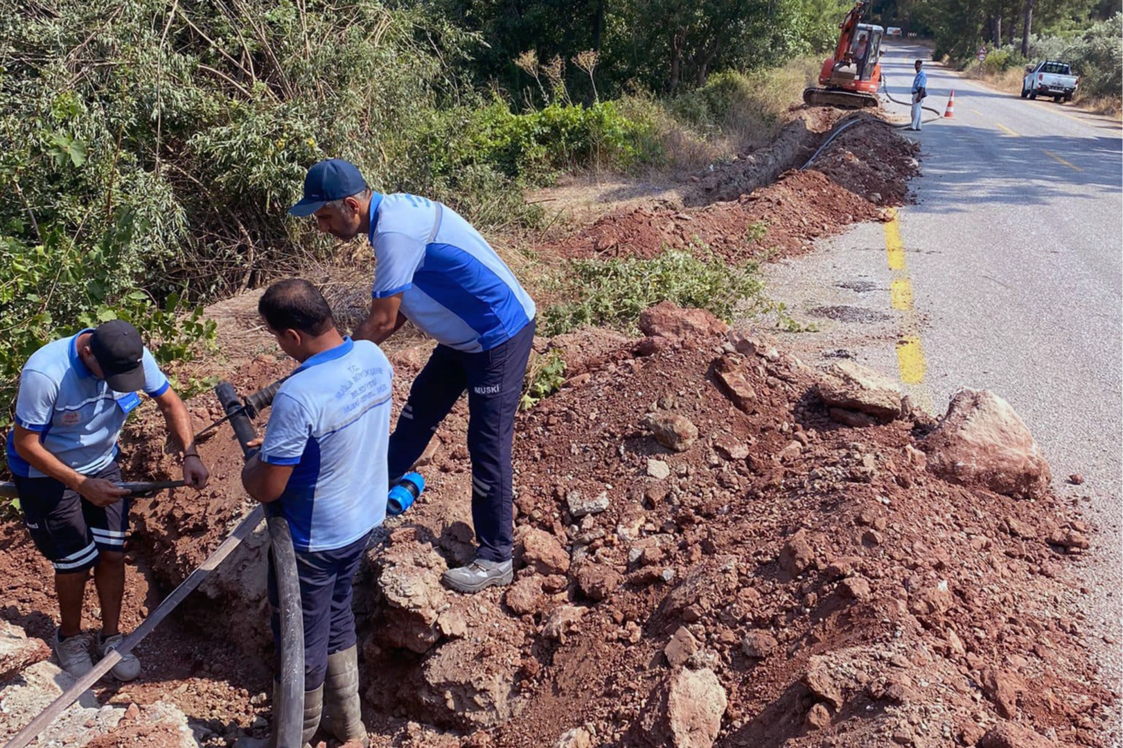 Muğla'da Gökben Mahallesi’nin içme suyu hatları değişti