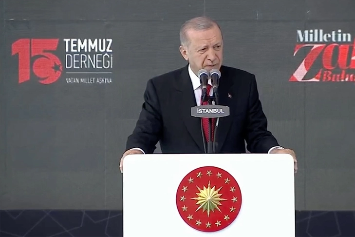 Cumhurbaşkanı Erdoğan: Destansı mücadeleyi iftiharla hatırlıyoruz haberinin görseli
