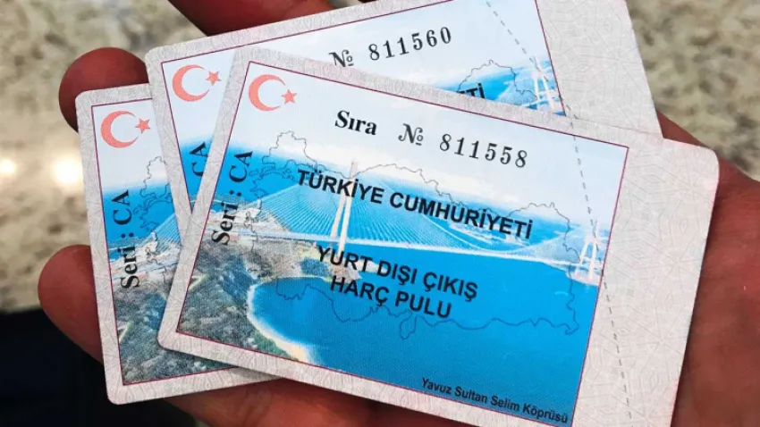 yurt dışı çıkış harcı ne kadar oldu
