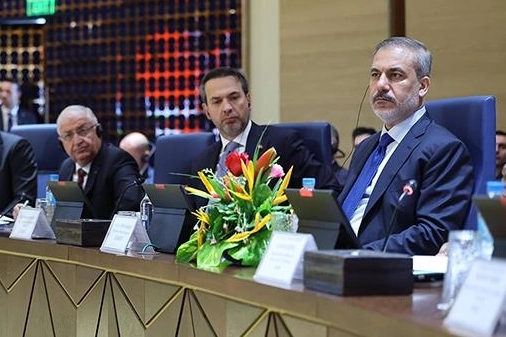 Dışişleri Bakanı Fidan, Nijer Başbakanı Zeine başkanlığındaki ortak çalışma toplantısına katıldı haberinin görseli
