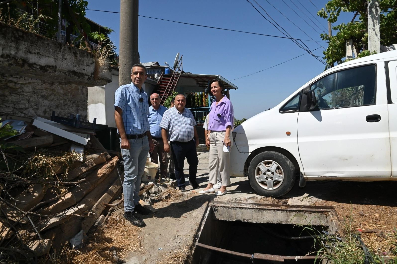Başkan Kınay, Kavacık Köyü'nün sorunlarını yerinde inceledi haberinin görseli