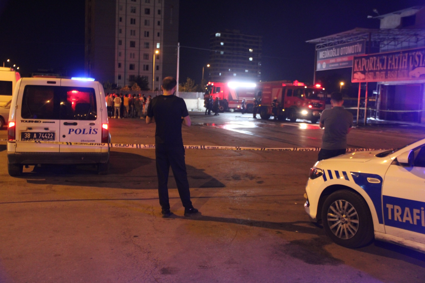 Kayseri'de korkutan patlama: Oto sanayi sitesinde doğalgaz borusu patladı