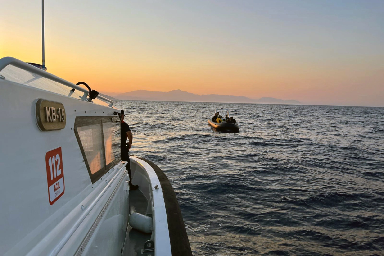 Muğla'da düzensiz göçmen kovalamacası