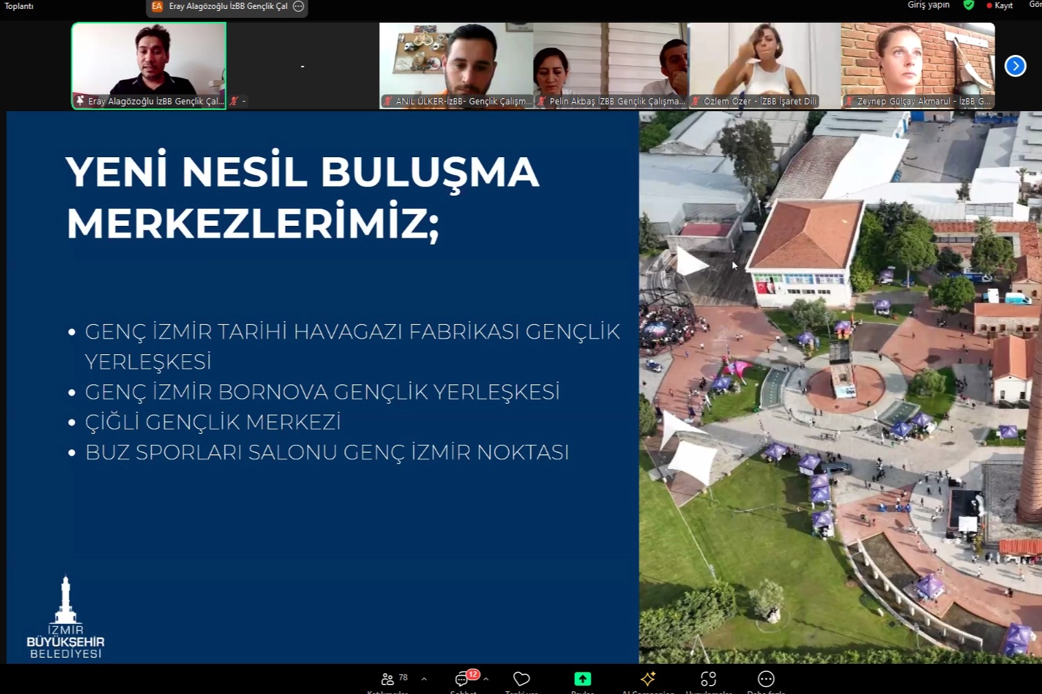 İzmir'de genç perspektifiyle e-çalıştay düzenlendi haberinin görseli