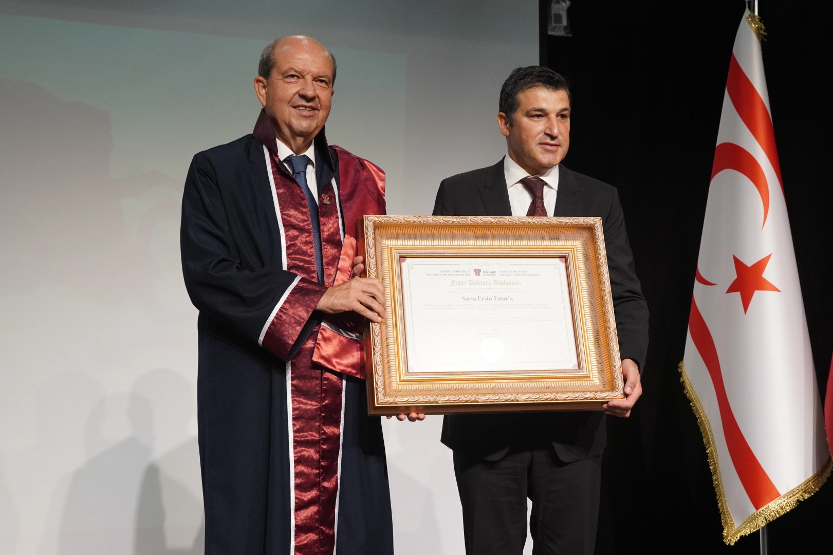 Ersin Tatar'a fahri doktora ünvanı verildi! haberinin görseli