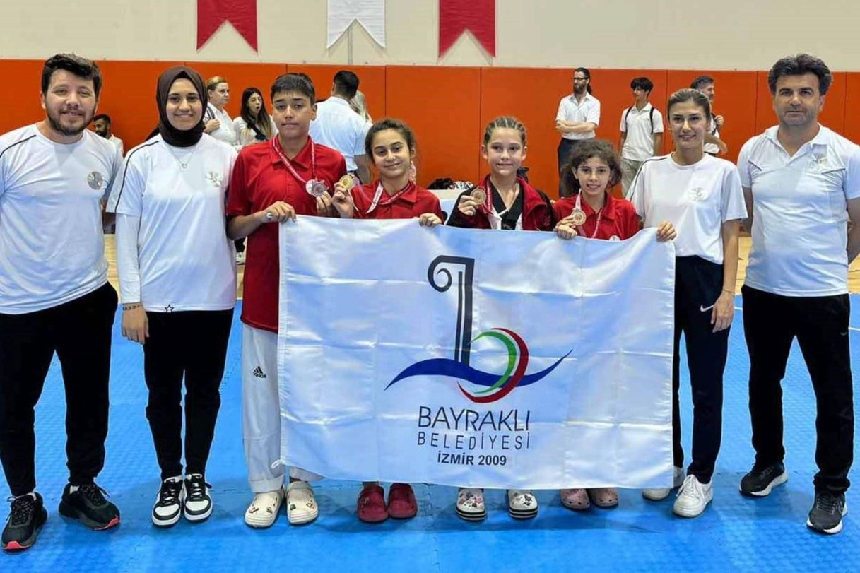 Bayraklı Belediyesi Tekvandoda İzmir’in şampiyonu oldu
