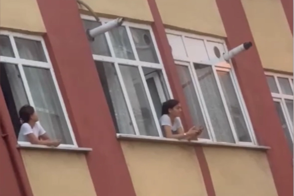 İstanbul'da sokakta 