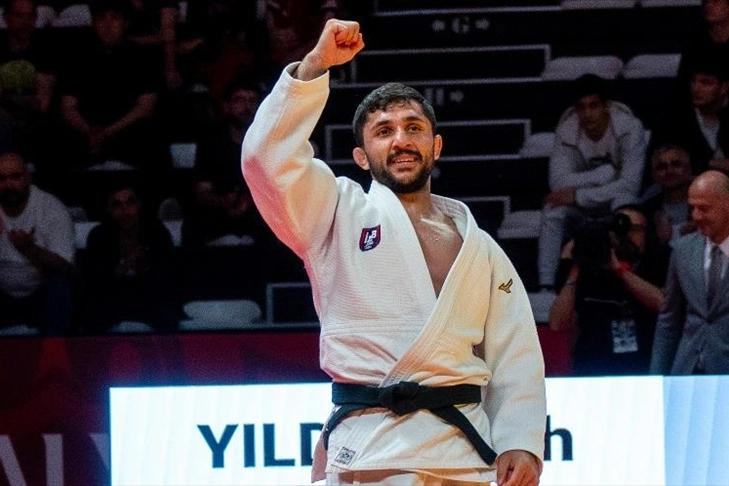 Judoda milli sporcu Salih Yıldız yarı finale yükseldi haberinin görseli