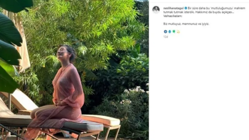 NESLİHAN ATAGÜL HAMİLE Mİ