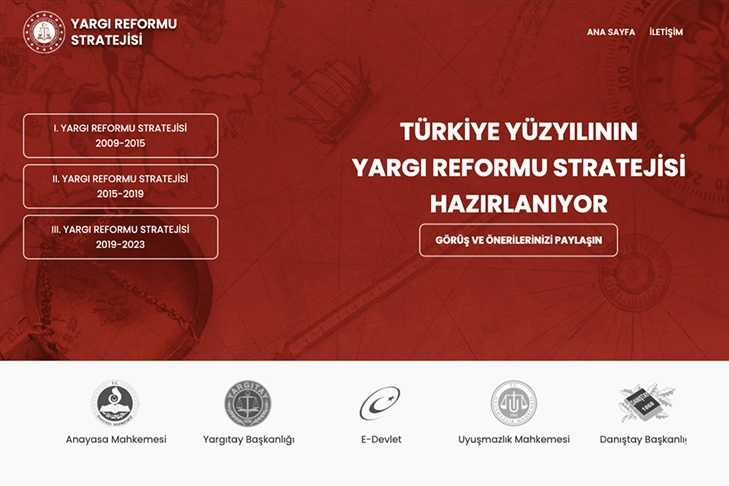 Yargı Reformu Strateji Belgesi için vatandaşların görüş ve önerileri alınacak