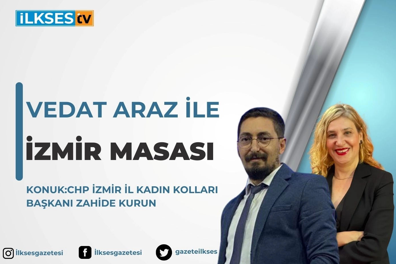 Vedat Araz ile İzmir Masası yayında: CHP İzmir İl Kadın Kolları Başkanı Zahide Kurun