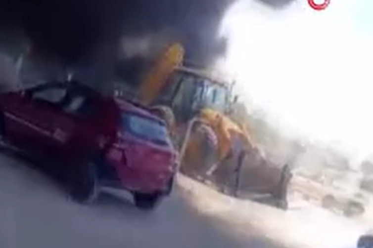 Ankara'da korkutan yangın haberinin görseli